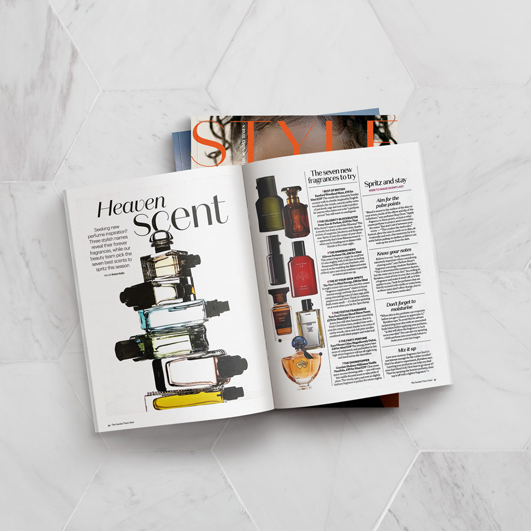 e11even fragrance in Style Magazine